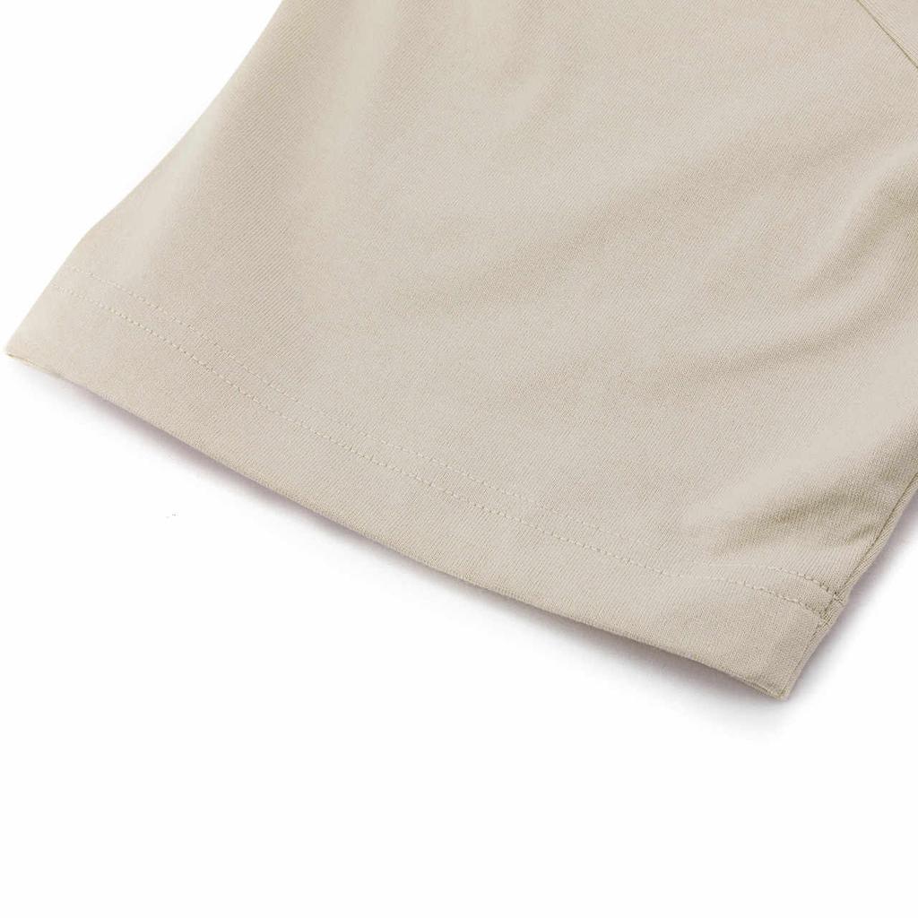 Vans Off The Wall Round Neck Fashion Versatile Short Sleeve T-Shirt Unisex T-Shirt Oatmeal VN000NMD2N1