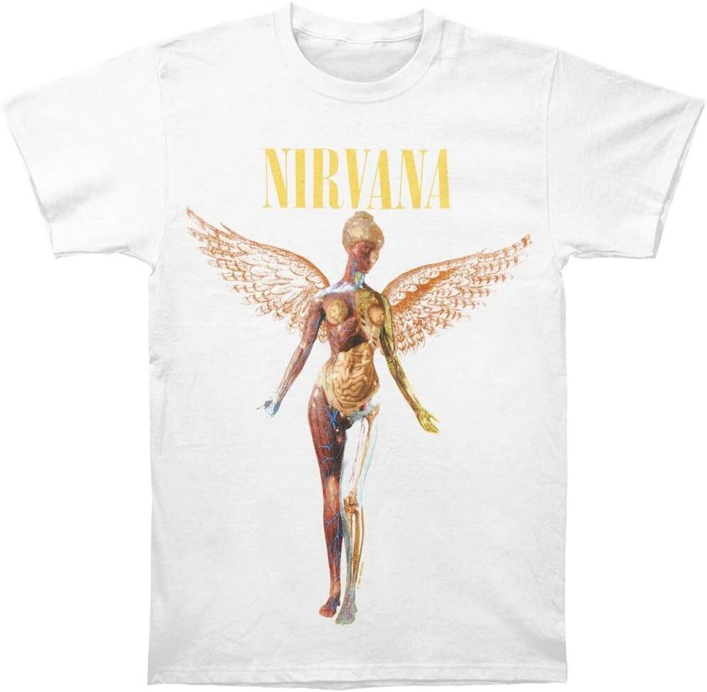Authentic Nirvana In Utero T-Shirt S-2XL White NEW S