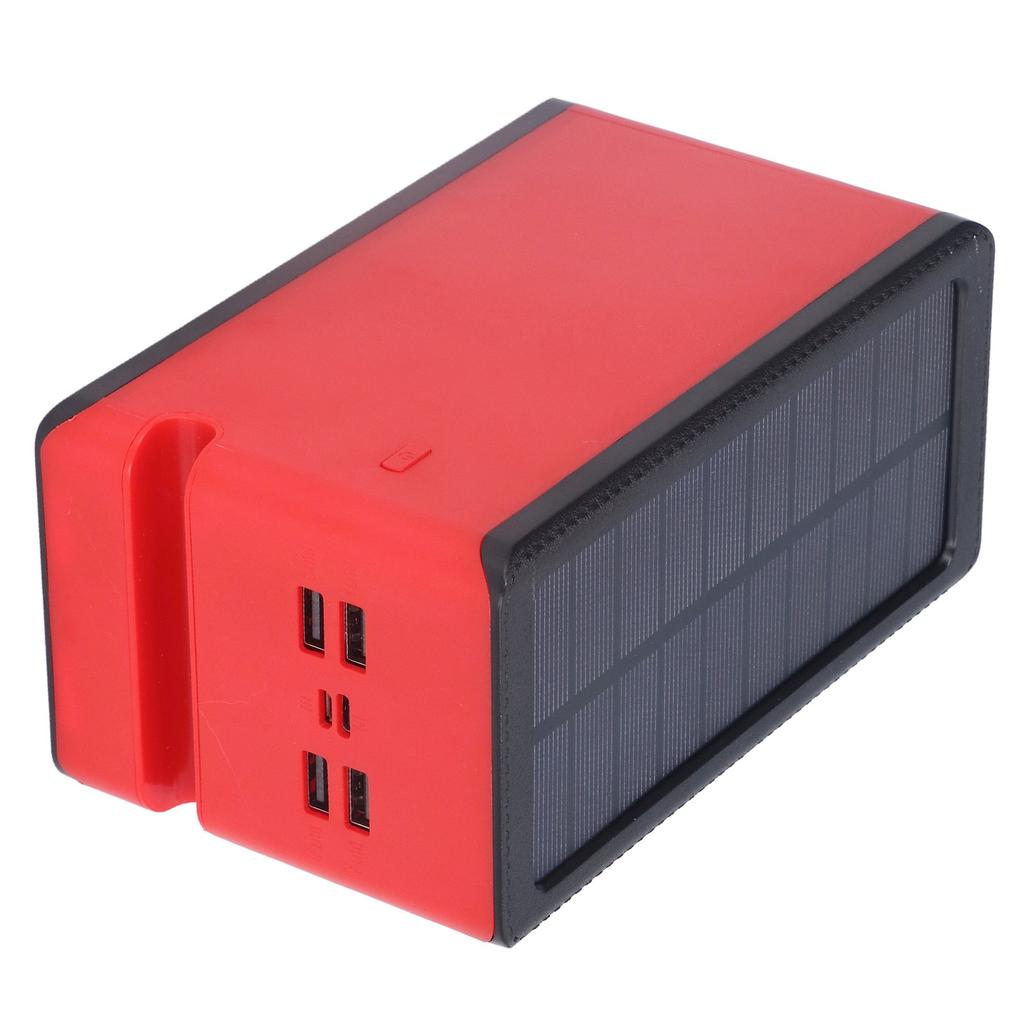 Încărcător portabil de telefon cu 32 LED-uri, 100000mAh, cu 4 porturi USB, 3 moduri de iluminare pentru camping