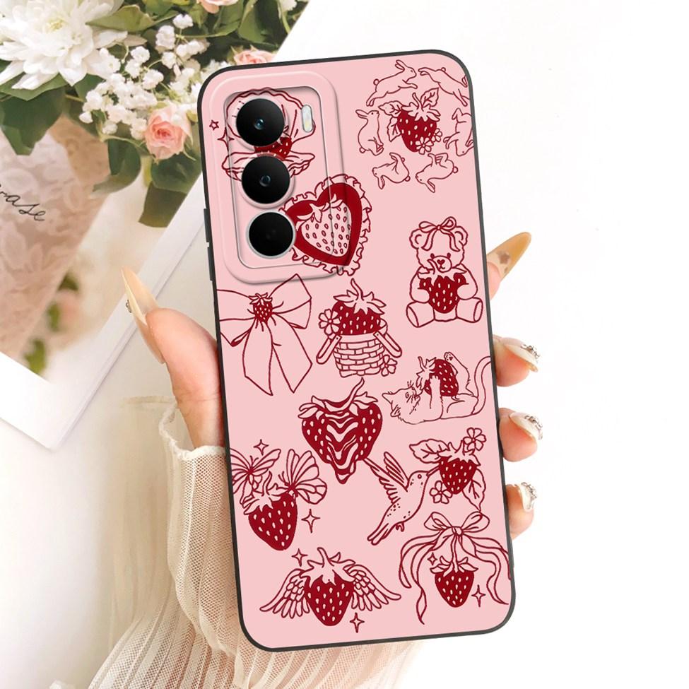 Cover For Realme C71 Case RMX5303 Silicone Luxury Fashion Flowers Kawaii Cute Painted Shockproof Phone Case For Real me C71