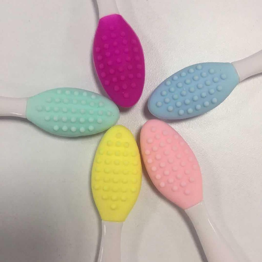 Silicone Soft Rubber Facial Cleansing Brush for Pores and Blackheads