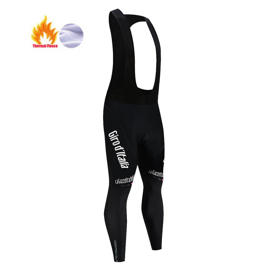 NEU Tour Giro d'Italia Winter Thermo Fleece Radtrikot Sets Outdoor Fahren MTB Ropa Ciclismo Trägerhosen Set Radbekleidung