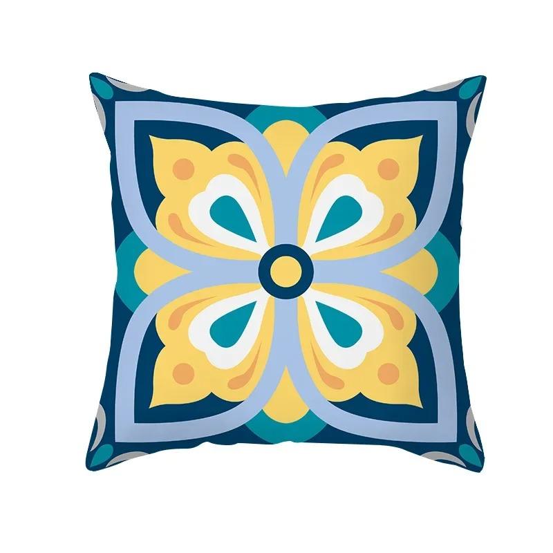 Home Decor Exquisite Patterned Decorative Throw Pillow Covers Pattern Cushion Cover Suitable For Sofa Bedroom Car Pillow Cover