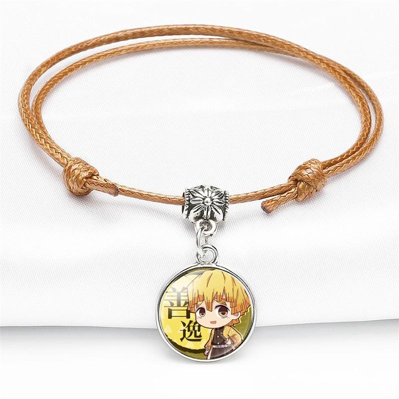 Anime Time Gem Bracelet Adjustable Woven Wristband Classic Series Themed Accessory