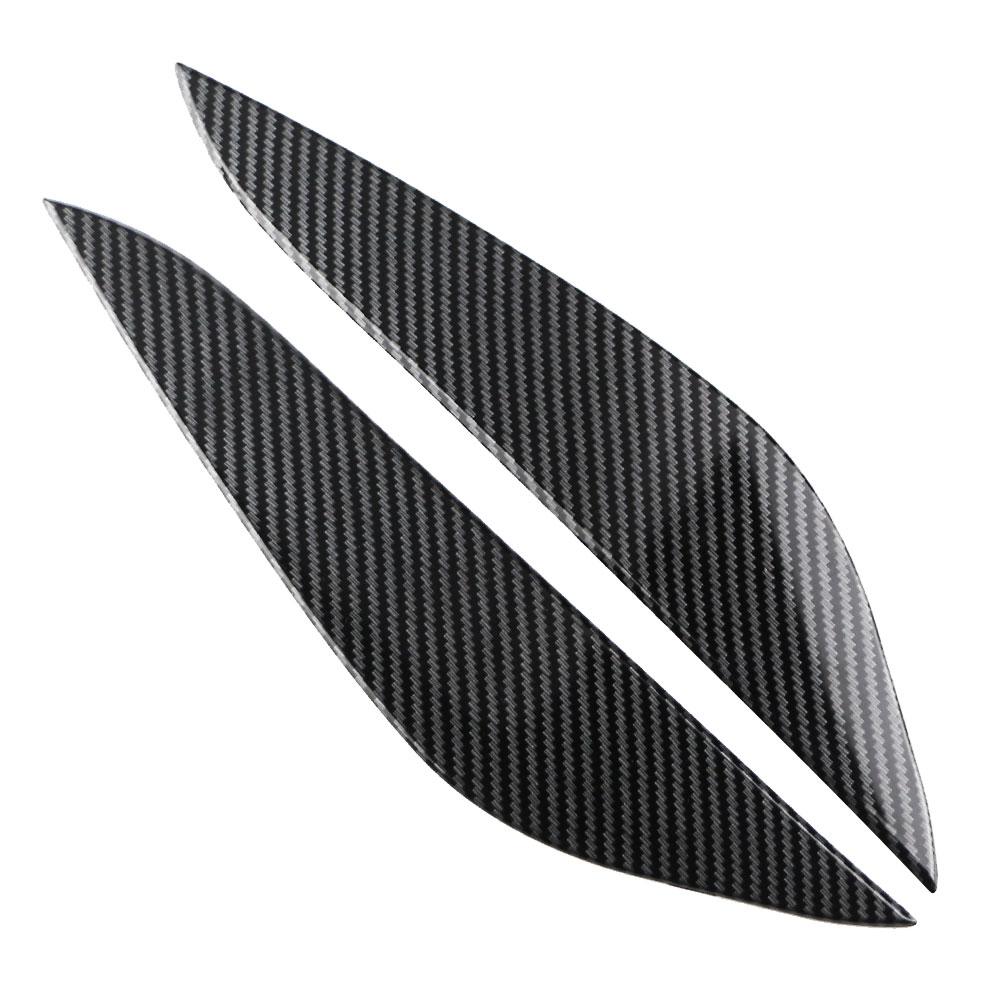 For Tesla Model 3 2017-2025 for Model Y 2019-2025 Headlight Trim Cover Front Lamp Sticker Eyebrow Eyelid Styling Accessories