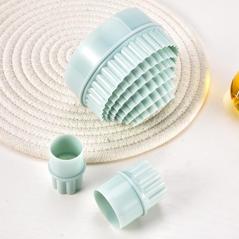 8pcs Round Cookie Moulds Food-grade Plastic Biscuit Cutters Dumpling Skin Mold DIY Baking Tool Kitchen Supply for Desserts