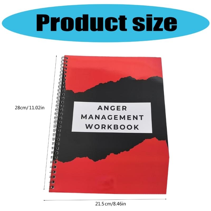 Anger Management Planner For Stress Relief And Emotional Balance Mood Tracking Book