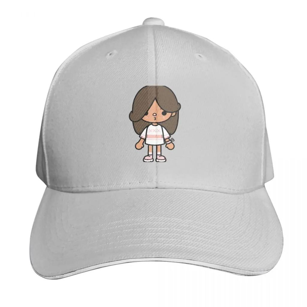 Toca Life Box Toca Boca Casquette Mignonne Mode Décontractée Casquettes de Baseball Chapeau Réglable Hip Hop Été Unisexe Casquettes de Baseball Polychrome