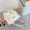 College Cute Large Capacity Middle and High School Students Computer School Bag Casual Versatile Backpack Commuting Sweet Makeup Bag