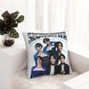 Seonghwa 90s Ateez Kpop Band Pillowcase Printed Polyester Cushion Cover Decoration Pillow Case Cover Home Square 45*45cm