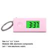 Electronic Clock Shock-proof LCD Display ABS Sturdy Mini Digital Alarm for Office