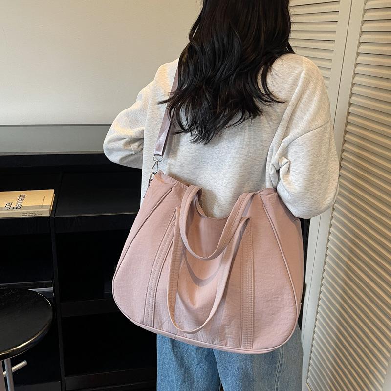 2025 fashion trend casual texture large-capacity bag autumn new tote bag women's shoulder messenger bag