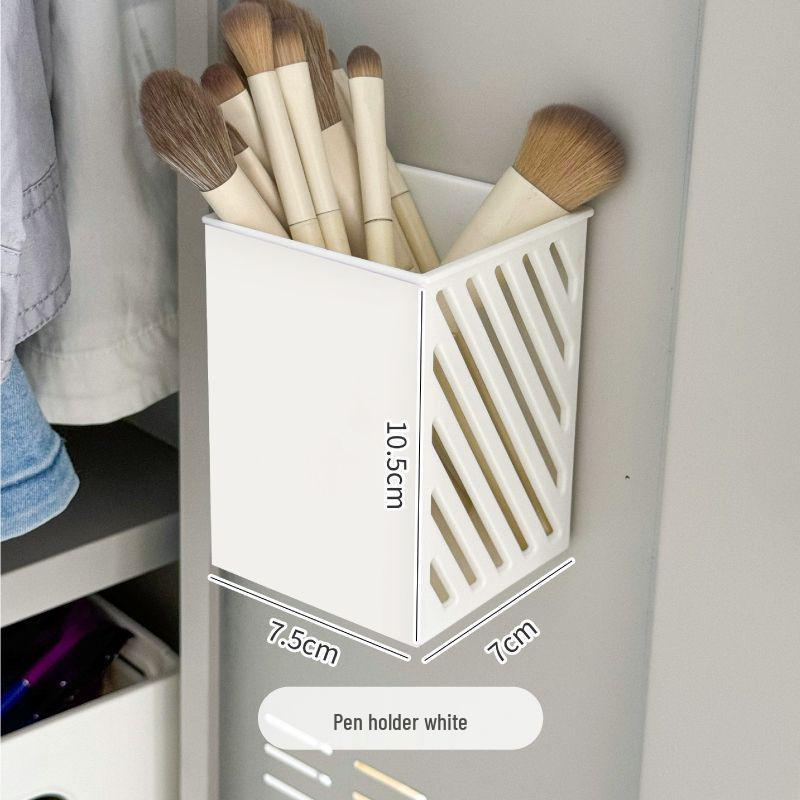 Student Dorm Metal Locker Hanging Wardrobe Organizer for Clothes, Underwear, and Socks