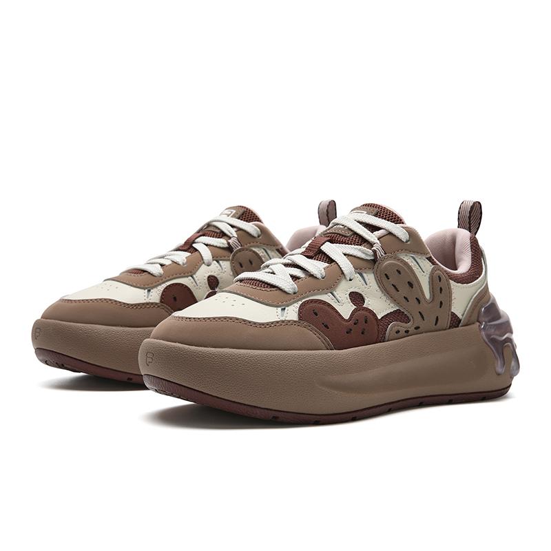FILA CACTI Low top Skateboard Shoes Women's Brown White F12W541203FCA