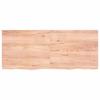 VidaXL Dessus de table marron clair 120x50x4 cm bois chêne traité 3156373