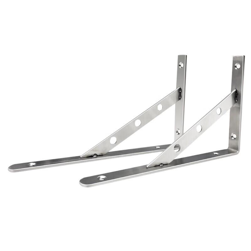 Maishifu Heavy-Duty Stainless Steel Triangular Shelf Bracket