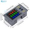 Adjustable LED Digital Display DC Voltage Ammeter Power Meter 0-100V 10A 1000W Multi-function Voltage Current Tester