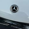 CRU1 57mm Aluminum ABS Car Flat Hood Emblem Sticker Front Badge Logo Decor Accessories For Mercedes Benz AMG W206 W220 W205 W210 W108