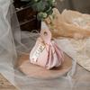 Pu Leather candy bags With Pearls Gift Party Candy Box Creative Gift Flannel Bag  For Wedding
