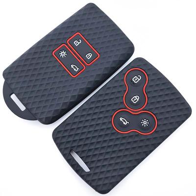 Silicone Car Key Cover For Renault Captur Koleos Kadjar Arkana Megane Dacia Duster Sandero Stepway Smart Remote Control Fob Case