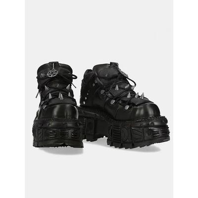 Nové černé Muffin platforma punk Dámské Malé Pánské Španělský Trend Cyberpunk Dad Shoes 8cm