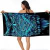 Owl Lines Pattern Beach Towel for Family Stuffs Friend Gift Quick-Dry Sand Free For Bath Yoga Beach Camping Swimming GYM Travel