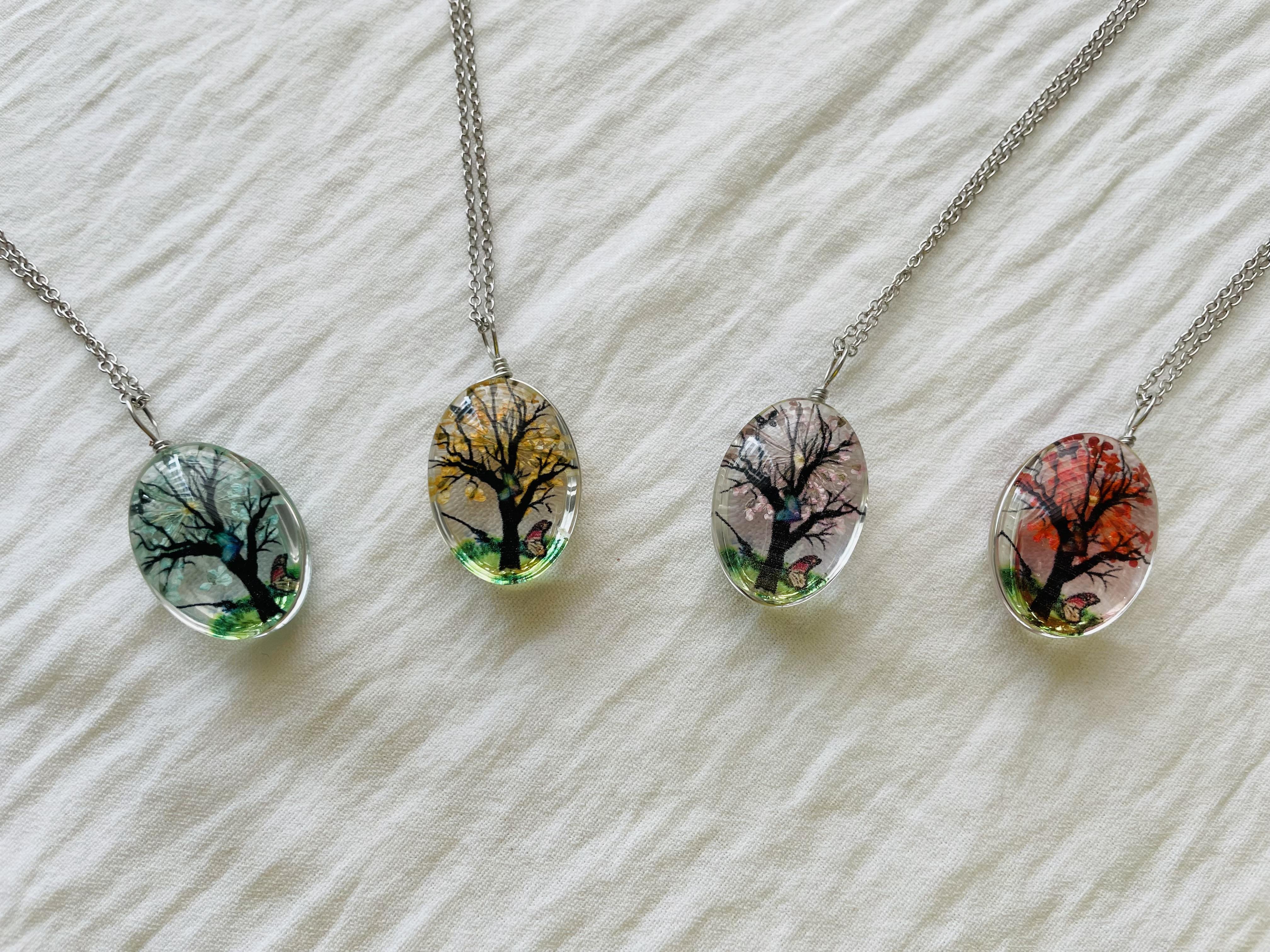 

Женский специальный дизайн, кулон «Древо жизни», 2022, стеклянное ожерелье, ювелирные аксессуары, модные женские ювелирные аксессуары, подарок