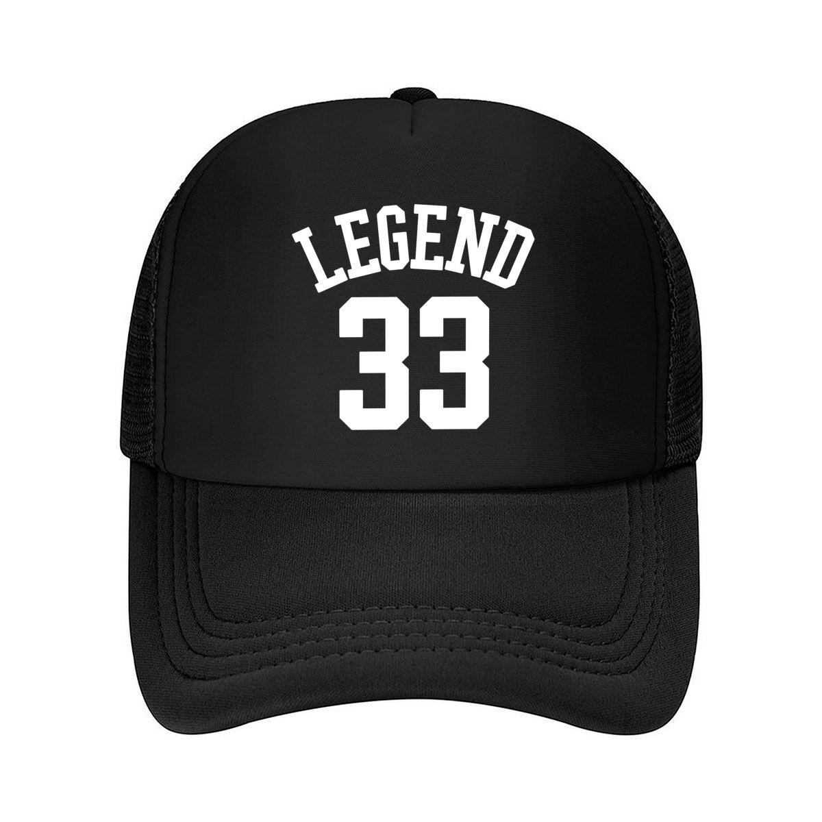 

Legend 33 Bold - Inspired, Numeral Tribute Design Mesh Baseball Cap One Size