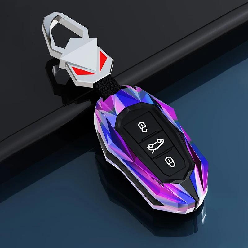 Hot Interior Mouldings Car Remote Key Case Cover Shell For Peugeot 308 408 508 2008 3008 4008 5008 Citroen C4 C4L C6 C3-XR Picas