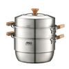 ASD 3-Layer 32CM Stainless Steel Steamer Pot