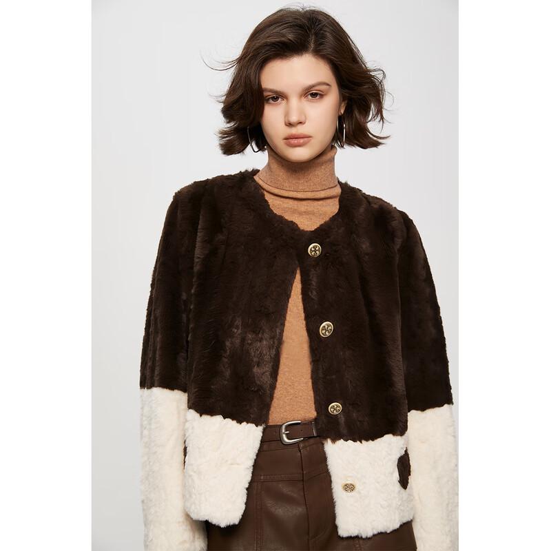 

Women s Loose Fit Round Neck Long Sleeve Short Jacket XL