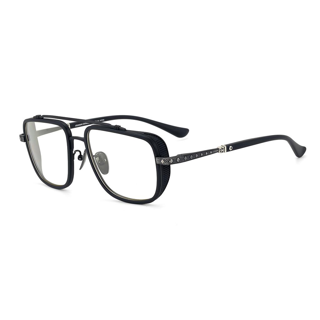Shenzhen Glasses Frame Male And Female Tide Personality Double Beam Big Face Large Frame Titanium Frame Myopia Glasses Frame Ch8072