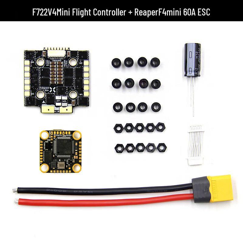 FOXEER Reaper F722V4Mini + F4Slimmini60A Flight Controller Stack
