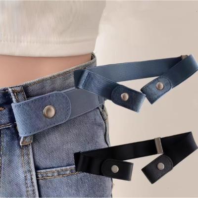 Lazy Belt, Invisible and Seamless, Elastic and Tight, Student Denim Pants Belt, Waist Cincher