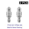 MOBIDEA 1/4 " Nozzle Sewer Cleaning High Pressure Washer Nozzle Sewer and Sewage Hose Nozzle Washing Accessories