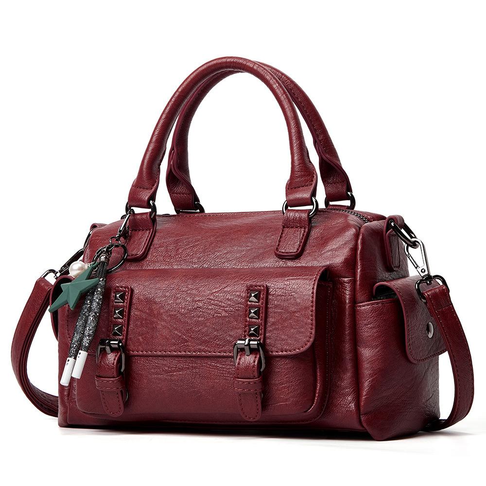 Casual Handbag Autumn and Winter Women's Bag European and American Fashion One-shoulder Diagonal Bag Large-capacity Retro Messenger Bag