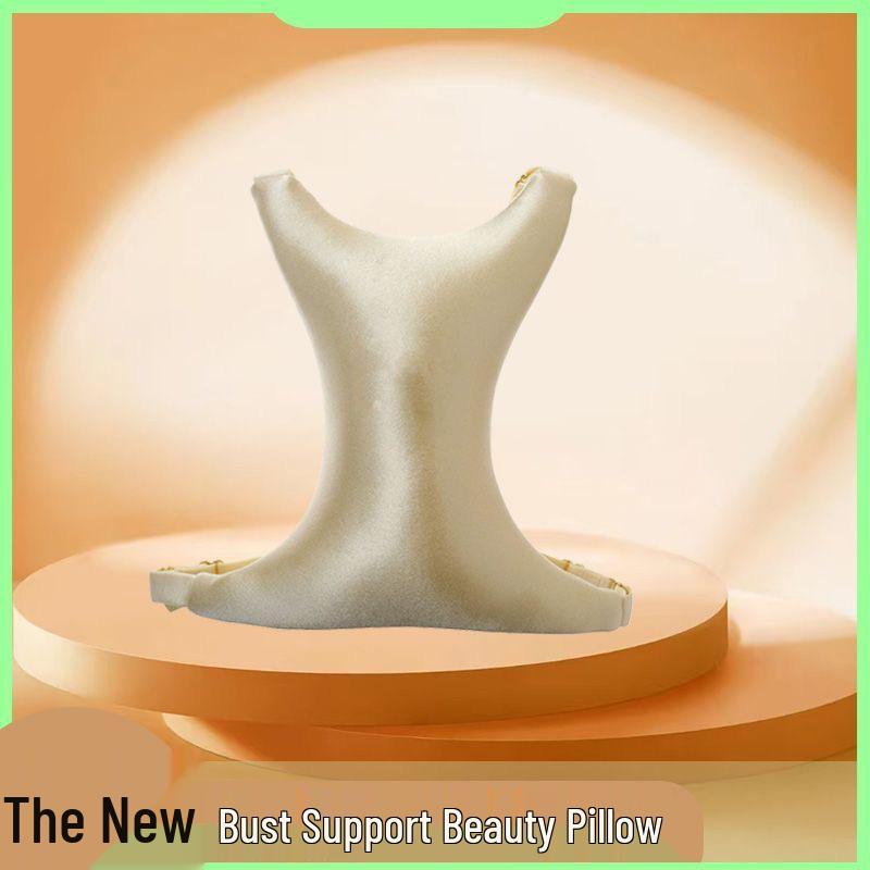 Beauty Pillow: Anti-Wrinkle, Breathable Chest Support with Adjustable Straps for Daily Care