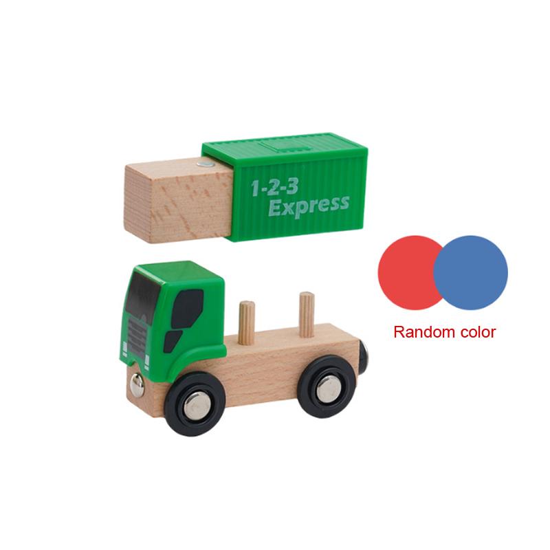 New Wooden Multifunctional Magnetic Car Scenery Car Toy For Kids Compatible with Thomas Wooden Train Track