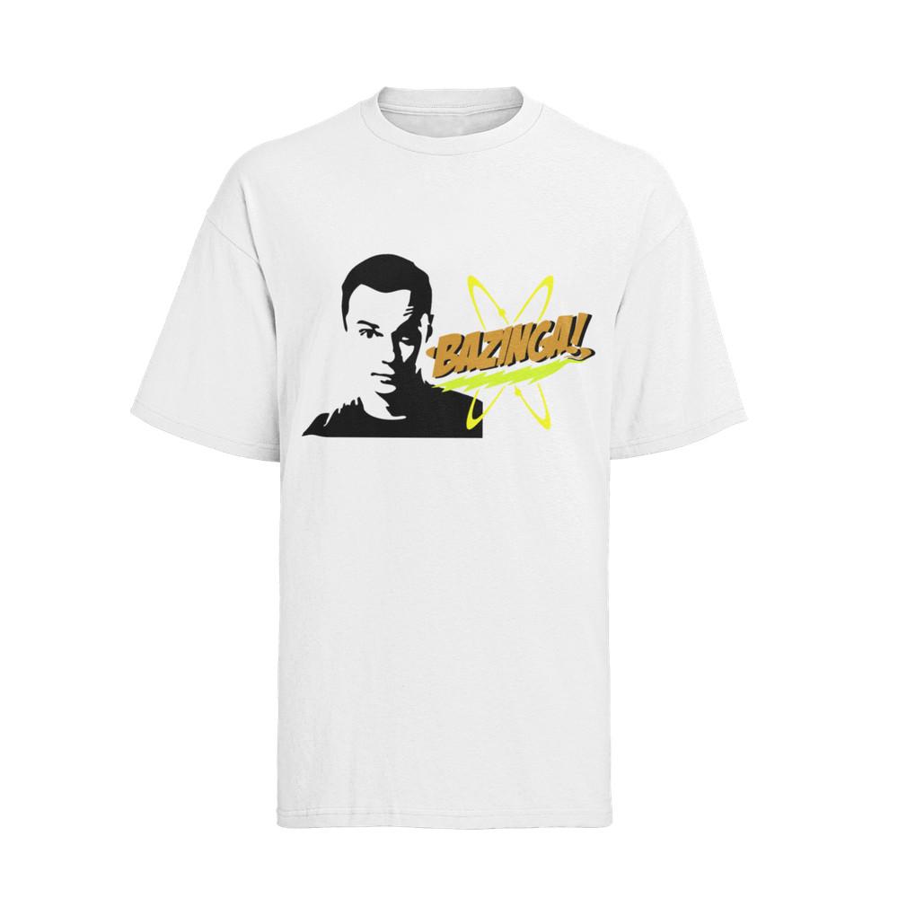 

Bio Baumwolle Unisex T-Shirt The Big Bang Theory und Sheldon Bazinga M