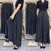 Elegant High-Waist Wrinkle-Resistant Wide Leg Printed Culottes for Women