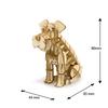 Miniature Schnauzer 3D Wooden Puzzle DIY Craft Kit for Kids and Adults Educational Toy for Boys and Girls 3D Artwork and a Great Gift for Adults