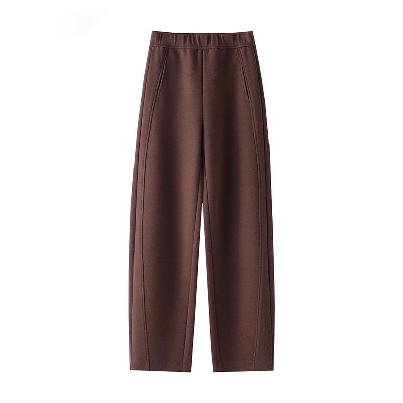 Autumn/Winter Stylish Velvet Slimming Straight-Leg Women's Pants