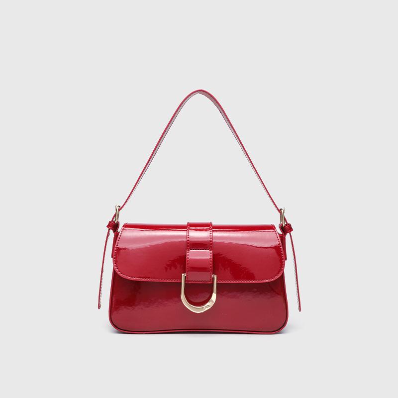 New bag women's high-end baguette bag retro armpit bag girl portable shoulder messenger bag
