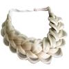 Adjustable Handmade Braids Wig Elastic Band Fishbone Braid Lazy Headband  Commuting