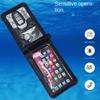 Touchscreen Waterproof Phone Pouch Double Pocket Clear Swim Phone Cover  Swimming