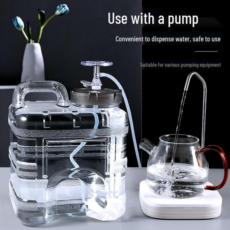 Mengqido 7.5L Transparent Portable Tea Table Water Dispenser
