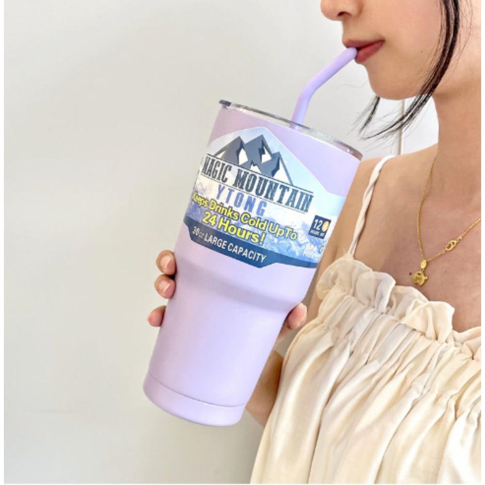 New Fashion Thermo Bottle 30Oz Car Cup Termos Stainless Steel Coffee Beer Juice Mugs Water Thermos for Men