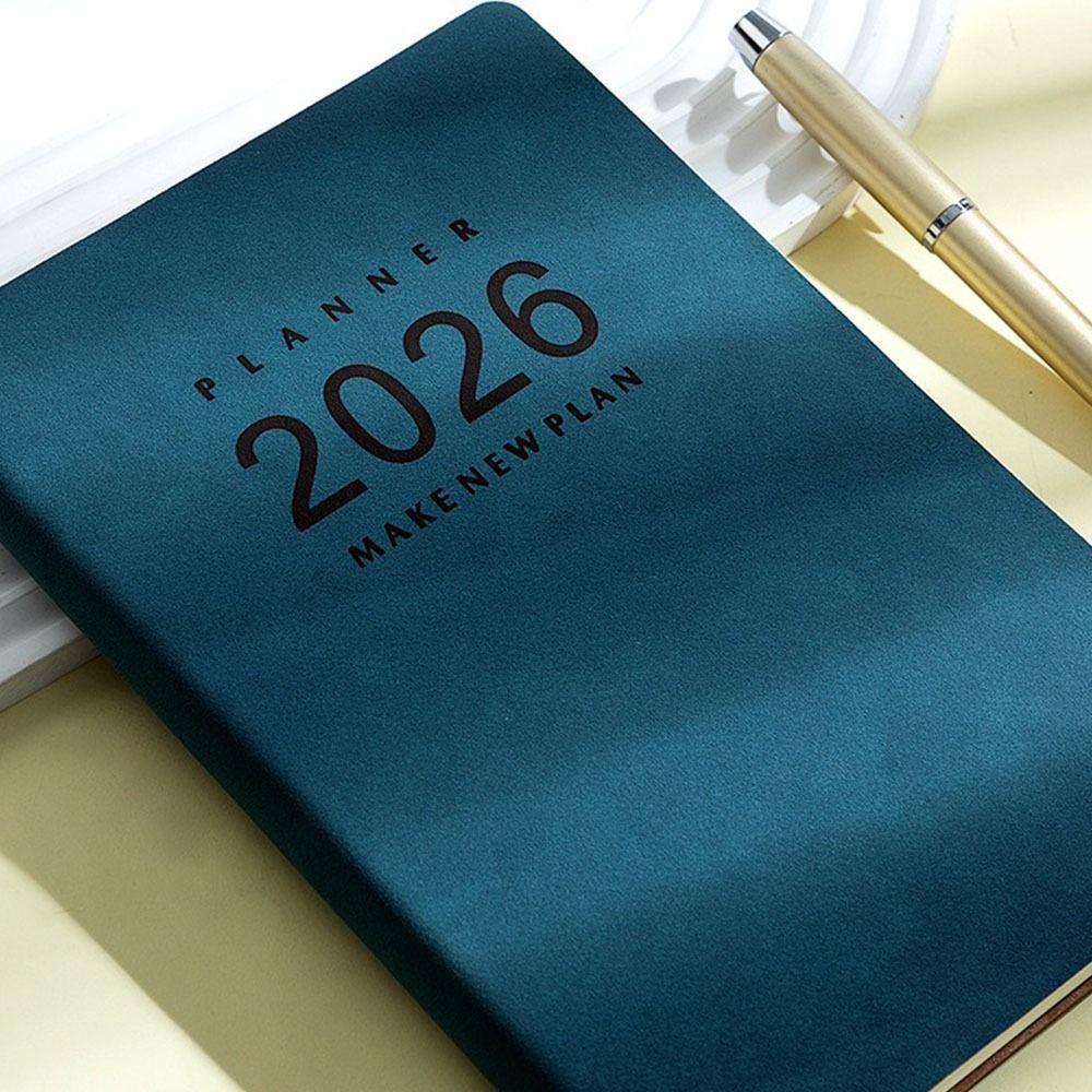 Wear-resistant A5 Daily Planner Notebook Task Priority Year Planner Notepad  Agenda Planning