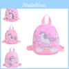 Fun And Playful Light Pink Unicorn Backpack For Children Versatile And Comfortable Design
