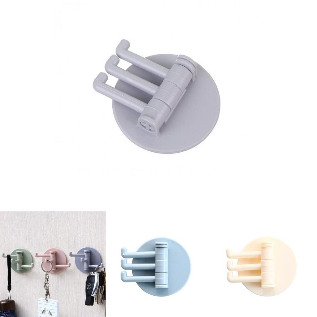 Versatile Rotatable Seamless Adhesive Hook Ideal For Kitchen Towel Wall Hanger Organization